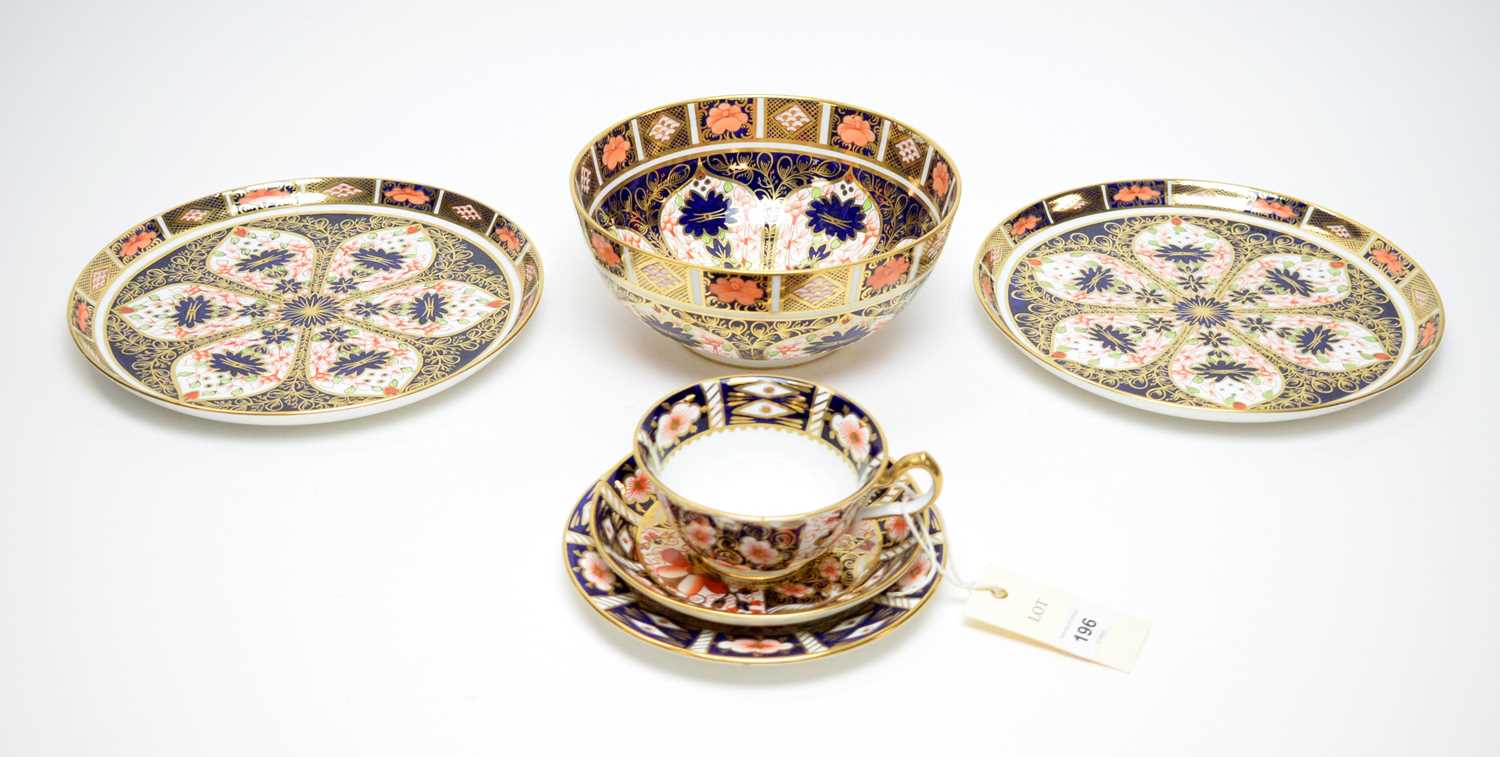 Lot 196 - A collection of Royal Crown Derby Imari pattern ceramics.
