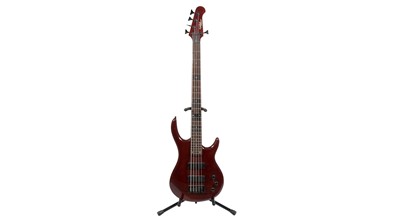Lot 858 - Epiphone Embassy Standard V five string bass guitar