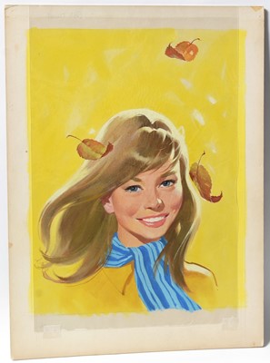 Lot 763 - Original Front Cover Artwork for Fleetwood Publications' Comic  "Tina"