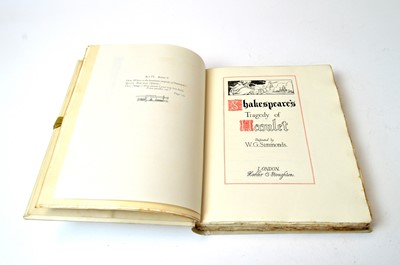 Lot 982 - Shakespeare’s Hamlet, illustrated by W.G. Simmonds