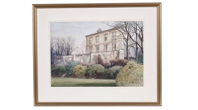 Lot 828 - Byron Eric Dawson - In the grounds of a stately home | watercolour