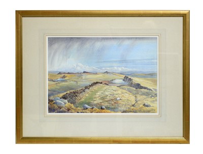 Lot 728 - Alan Bengall Charlton - A Sunny Spell Over Crag Lough | watercolour