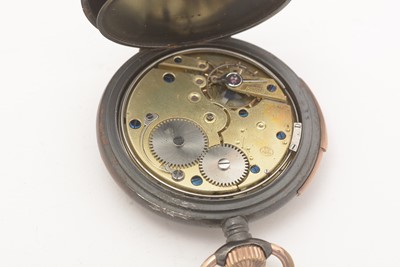 Lot 541 - Stauffer & Co, Switzerland: an early 20th Century gun-metal cased repeater pocket watch