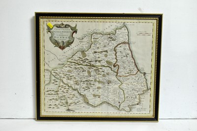 Lot 710 - Robert Morden - Maps of Durham and Derbyshire | hand-coloured engravings
