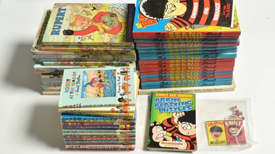 Lot 18 - Rupert Annuals and Children's Books