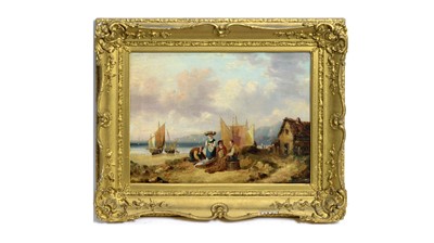 Lot 127 - Circle of Henry Perlee Parker - Perusing the Fresh Catch | oil