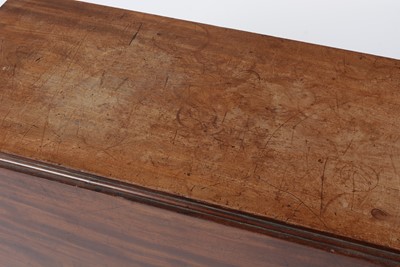 Lot 939 - A George IV mahogany drop leaf dining table