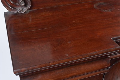 Lot 45 - A Victorian mahogany breakfront sideboard