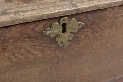 Lot 1453 - An 18th Century oak side table