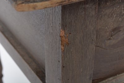 Lot 1453 - An 18th Century oak side table