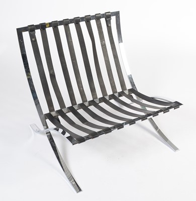 Lot 43 - After Ludwig Mies van der Rohe: a 'Barcelona' chair