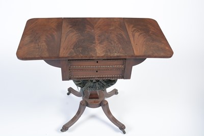 Lot 1458 - Attributed to William Trotter of Edinburgh: two Regency mahogany work tables.