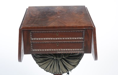 Lot 946 - Attributed to William Trotter of Edinburgh: two Regency mahogany work tables
