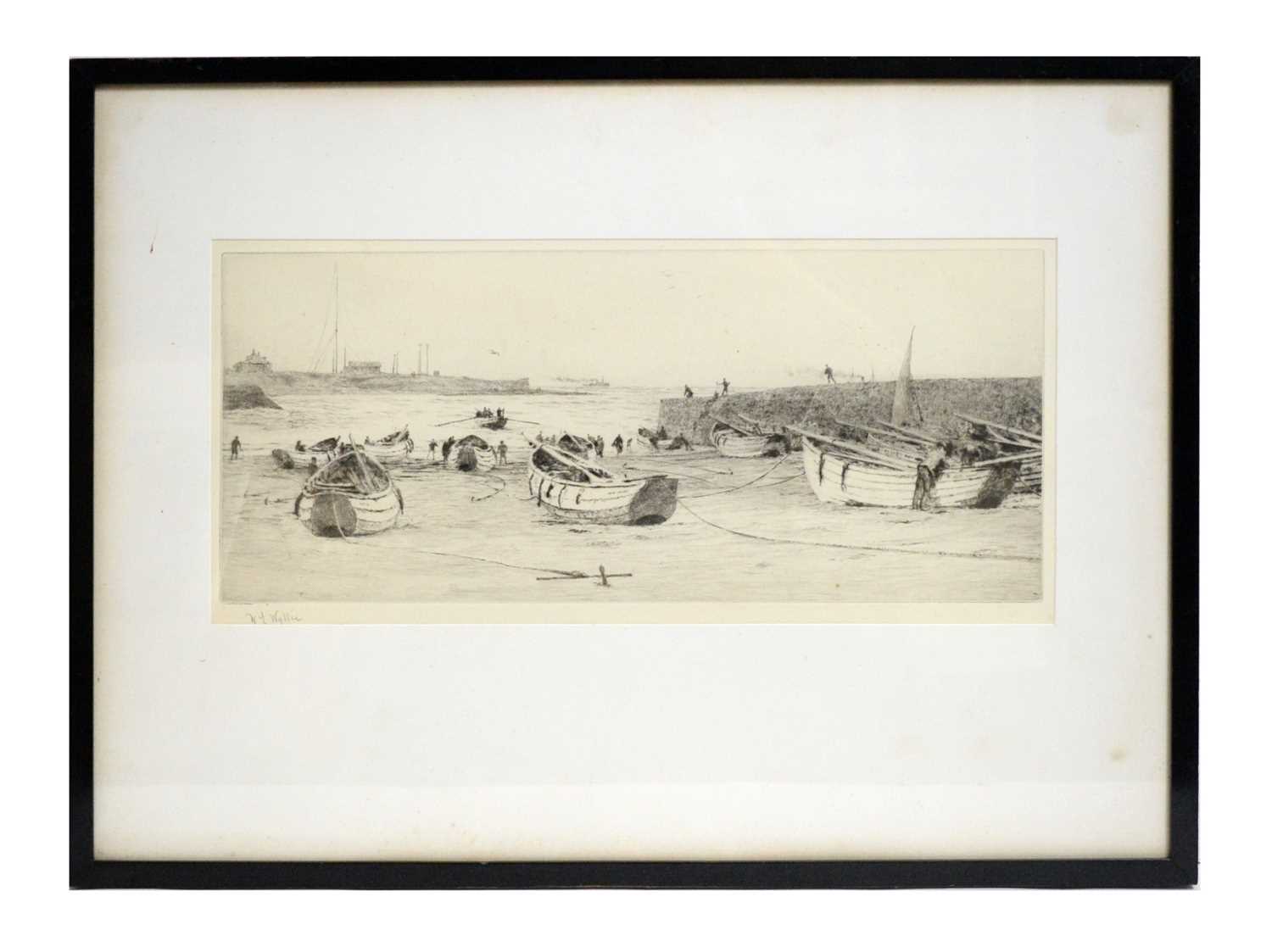 Lot 724 - William Lionel Wyllie - Cullercoats | etching