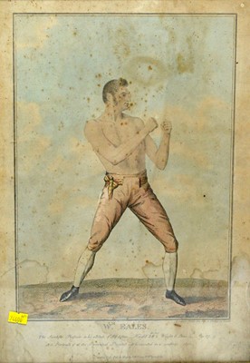 Lot 763 - Three early 19th Century boxing prints, David Hudson, William Eales, and Reuben Martin