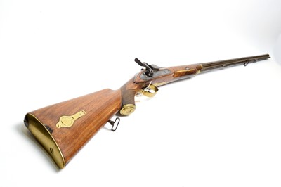 Lot 1003 - A 19th Century Indian percussion action rifle