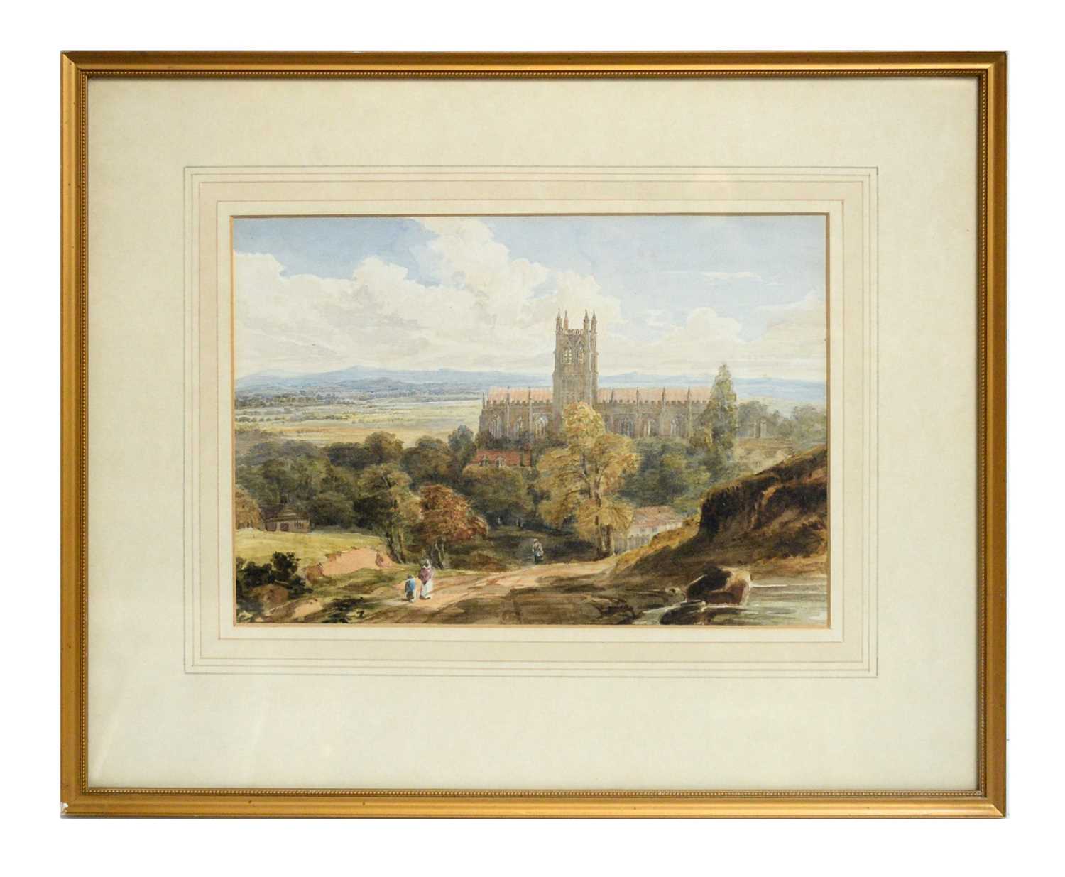 Lot 756 - 19th Century British School - Great Malvern Priory | watercolour