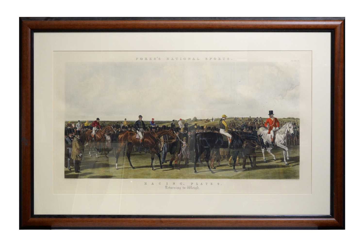 Lot 722 - After John Frederick Herring Snr - Returning to Weigh; Horse Racing Scene | hand coloured etching
