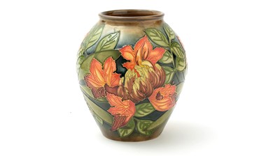 Lot 122 - Moorcroft Tiger Lily vase