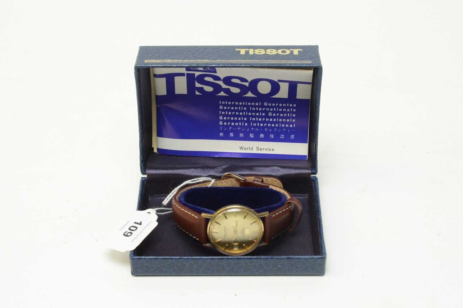 Lot 109 - A gentleman's Tissot wristwatch