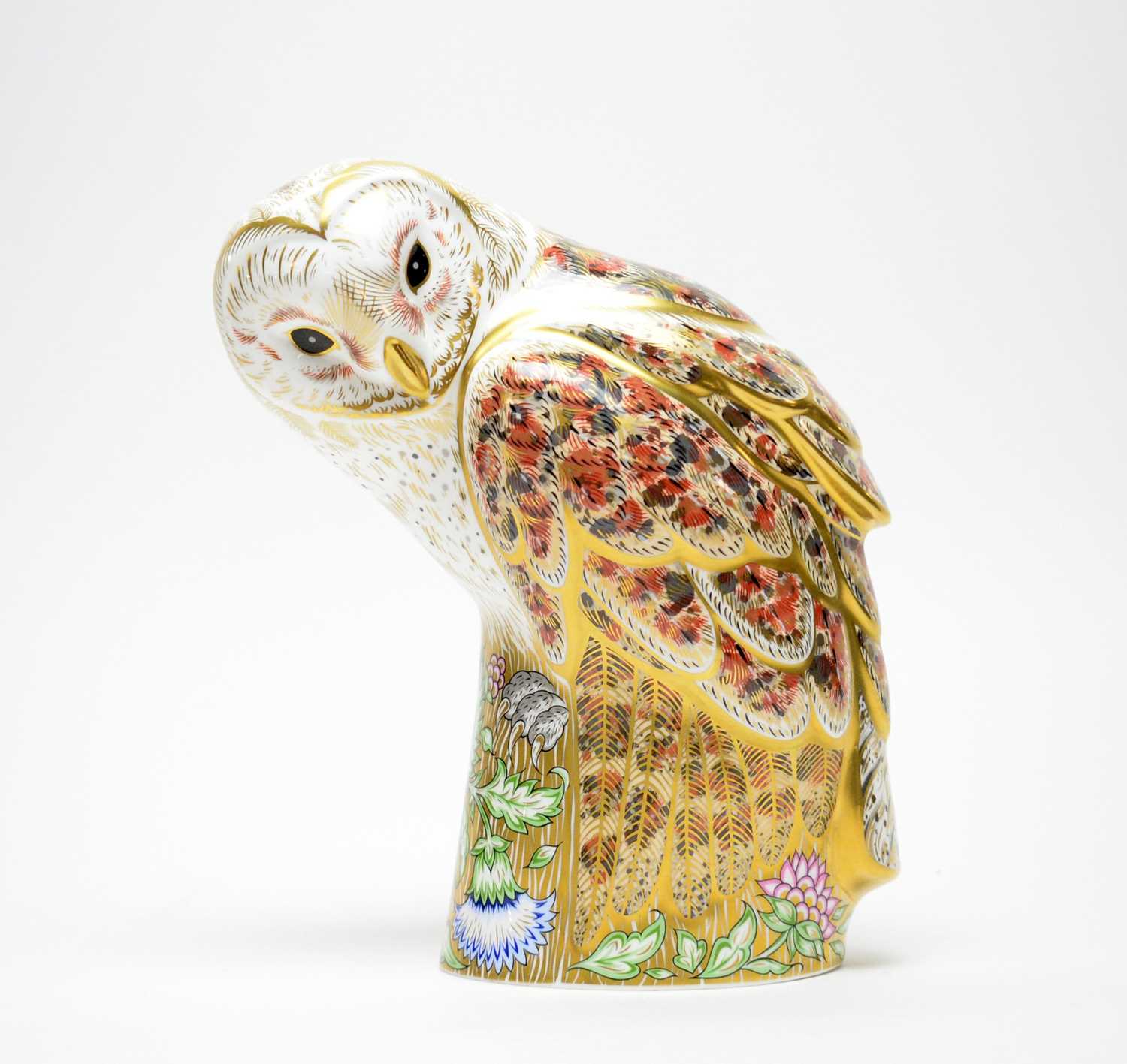 Lot 198 - A Royal Crown Derby 'Barn Owl' paperweight