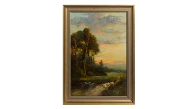 Lot 1175 - William Langley - Returning Home at Dusk | oil