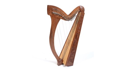Lot 737 - A Celtic harp