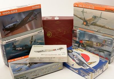 Lot 267 - Nine Eduard model constructor kits