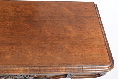 Lot 1462 - A Victorian rosewood card table