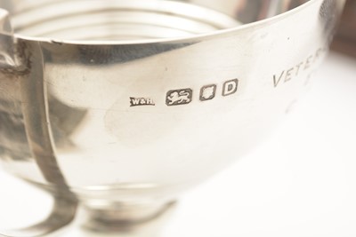 Lot 15 - An art deco silver trophy cup