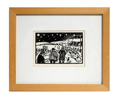 Lot 181 - Emily Feaver - Three Wise Men | limited edition linocut