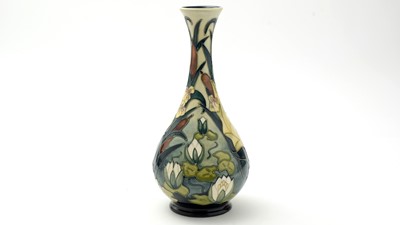 Lot 129A - Moorcroft Bull rush and water lily vase
