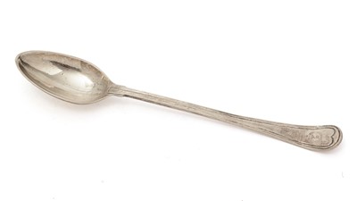 Lot 306 - An early 19th Century Portuguese silver basting spoon