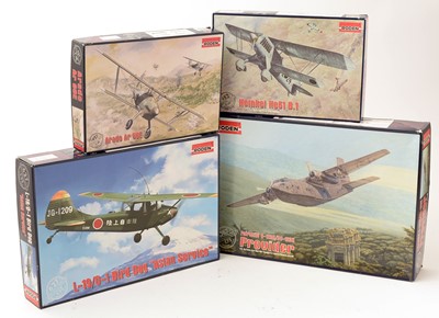 Lot 227 - Five Roden model constructor kits