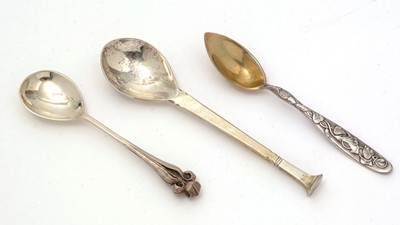 Lot 288 - Three silver spoons