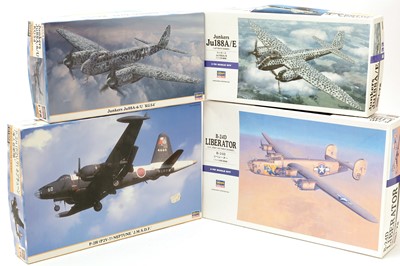 Lot 232 - Ten Hasegawa model constructor kits