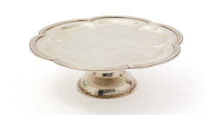 Lot 225 - A 20th Century Maltese silver tazza (or sottocoppa)