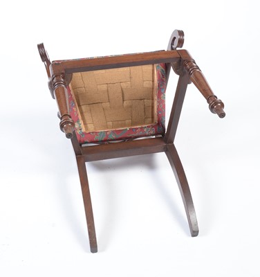 Lot 1417 - A set of eight late Regency mahogany dining chairs