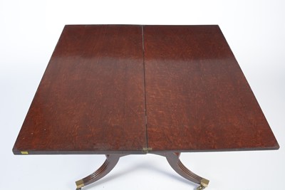 Lot 1419 - A Regency mahogany tea table in the manner of William Trotter of Edinburgh
