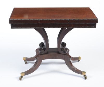 Lot 1419 - A Regency mahogany tea table in the manner of William Trotter of Edinburgh