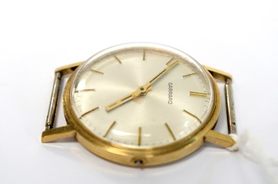 Lot 116 - A 9ct yellow gold cased wristwatch by Garrard