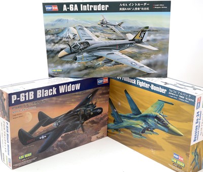 Lot 243 - Three Hobby Boss model constructor kits