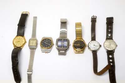 Lot 95 - Seiko and other watches.