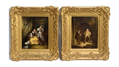 Lot 1110 - 19th Century British School - A pair of genre paintings | oil