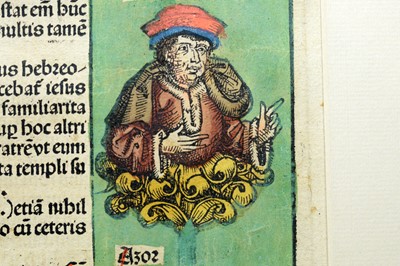 Lot 706 - A page of the Nuremberg Chronicle