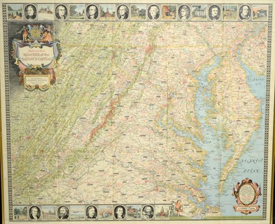 Lot 238 - 20th Century American - Historic and Scenic Reaches of the Nation's Capital | mixed media print