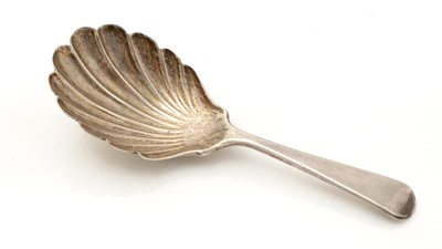 Lot 296 - A Victorian silver West Country caddy spoon