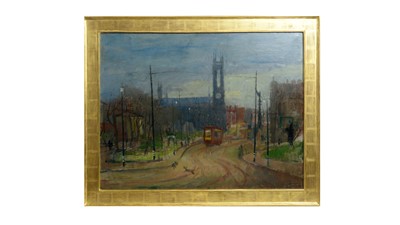 Lot 1104 - Sir Robert "Robin" Vere Darwin - St. Mary's Place, Newcastle | oil