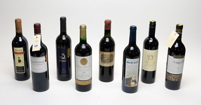 Lot 358 - A collection of eight bottles of red wine