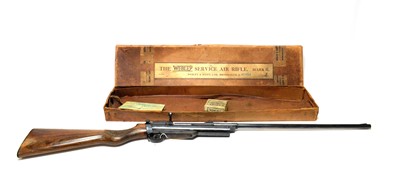 Lot 998 - Webley Service air rifle MKII with box, canvas slip and pellets